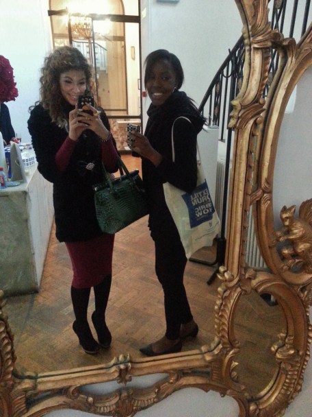 With my good friend Aisha Simpson, Sportswear Designer.